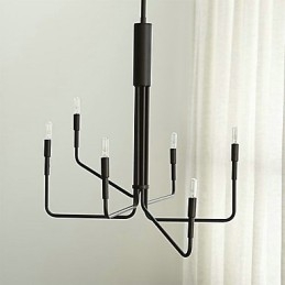 Lustre de metal com pintura country