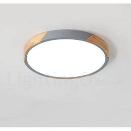 Macaron regulável multi cores madeira ultra fina luz de teto com sombra de acrílico lâmpada de teto estilo nórdico