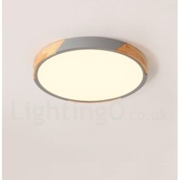 Macaron regulável multi cores madeira ultra fina luz de teto com sombra de acrílico lâmpada de teto estilo nórdico
