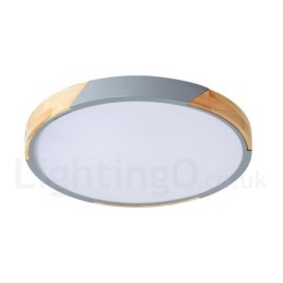Macaron regulável multi cores madeira ultra fina luz de teto com sombra de acrílico lâmpada de teto estilo nórdico