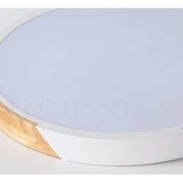 Macaron regulável multi cores madeira ultra fina luz de teto com sombra de acrílico lâmpada de teto estilo nórdico