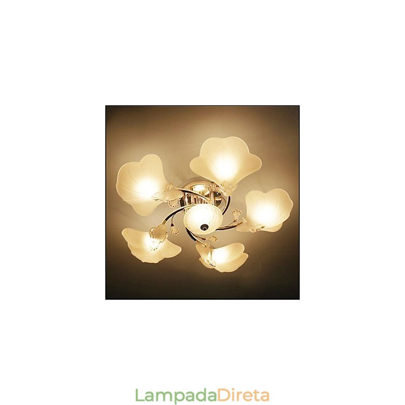 Luminária de teto de vidro Luminária de teto