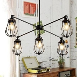 Lustre Mini Estilo Moderno Contemporâneo Metal
