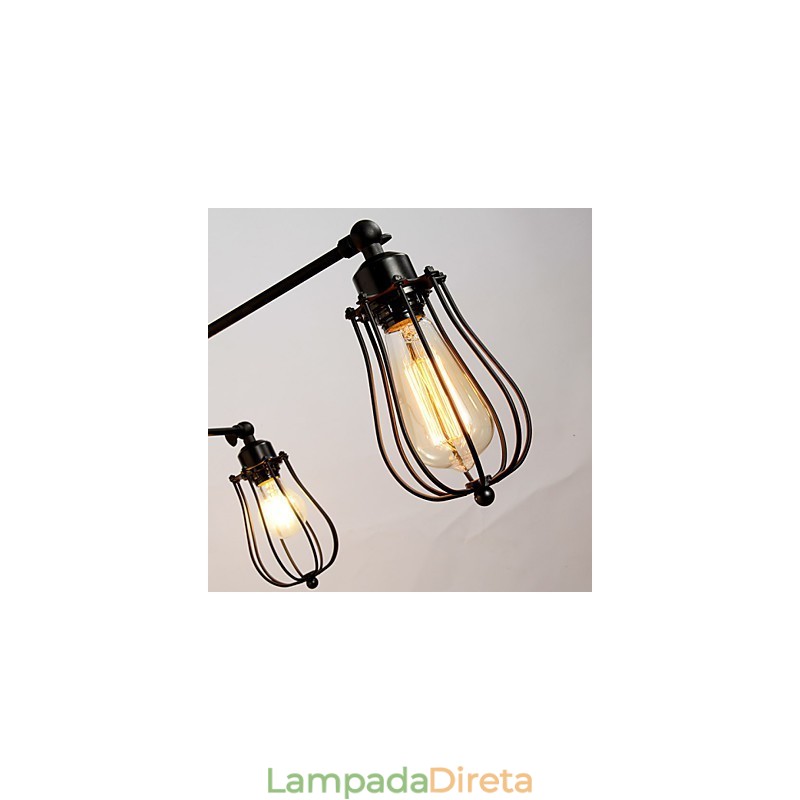 Lustre Mini Estilo Moderno Contemporâneo Metal