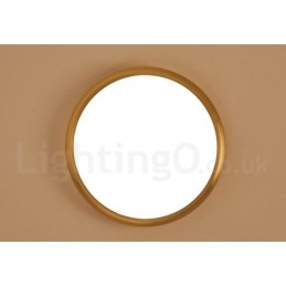 Luzes de teto de latão embutidas ultrafinas, modernas, contemporâneas e reguláveis, estilo nórdico, com cúpula de acrílico, também podem ser usadas como luminária de parede