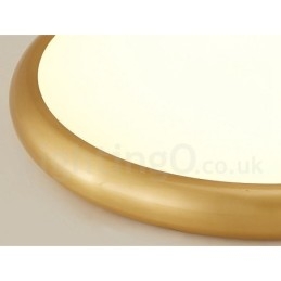 Luzes de teto de latão embutidas ultrafinas, modernas, contemporâneas e reguláveis, estilo nórdico, com cúpula de acrílico, também podem ser usadas como luminária de parede