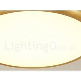 Luzes de teto de latão embutidas ultrafinas, modernas, contemporâneas e reguláveis, estilo nórdico, com cúpula de acrílico, também podem ser usadas como luminária de parede