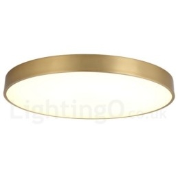 Luzes de teto de latão ultrafinas 100% redondas reguláveis, modernas, contemporâneas, estilo nórdico, embutidas, com cúpula de acrílico, também podem ser usadas como luminária de parede