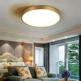 Luzes de teto de latão ultrafinas 100% redondas reguláveis, modernas, contemporâneas, estilo nórdico, embutidas, com cúpula de acrílico, também podem ser usadas como luminária de parede