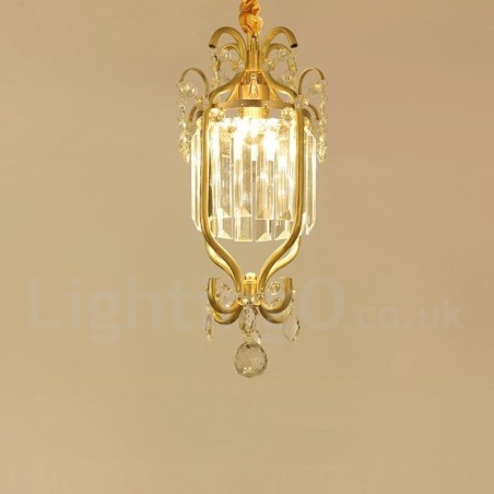 Pure Brass Rustic Lodge Nordic Style Luminárias de teto de cristal embutidas Pure Brass Rustic Lodge Nordic Style Luminárias de teto de cristal embutidas