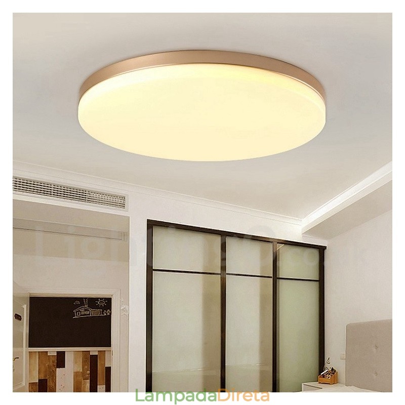 Luzes de teto embutidas ultrafinas redondas reguláveis, modernas, contemporâneas, estilo nórdico, com cúpula de acrílico, também podem ser usadas como luz de parede
