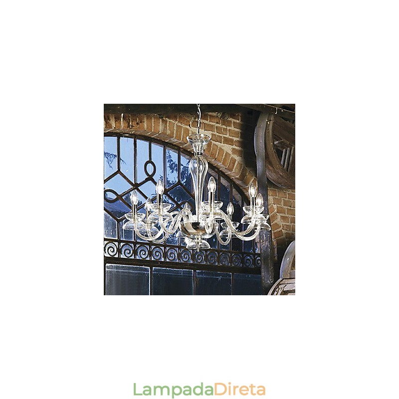 Lustre de Cristal Tradicional Clássico