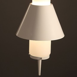 Luminária pendente de metal moderna e contemporânea com 2 luzes estilo mini