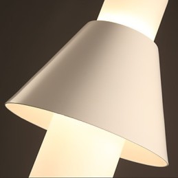 Luminária pendente de metal moderna e contemporânea com 2 luzes estilo mini