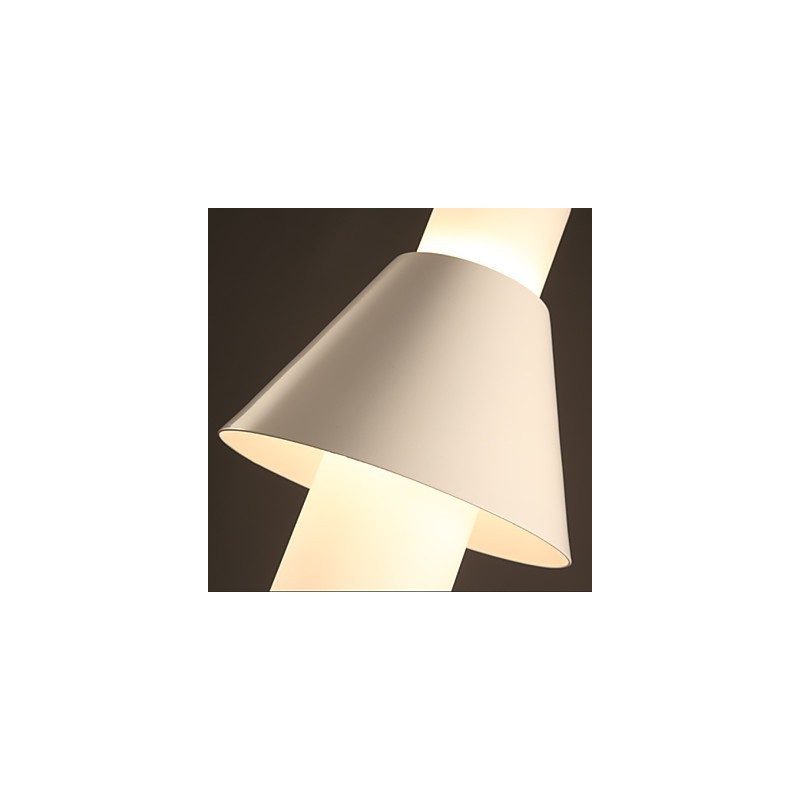 Luminária pendente de metal moderna e contemporânea com 2 luzes estilo mini