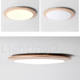 Luminária de teto embutida estilo nórdico moderno e contemporâneo superfina de 4 cm de espessura com abajur de acrílico e controle remoto, também pode ser usada como luminária de parede