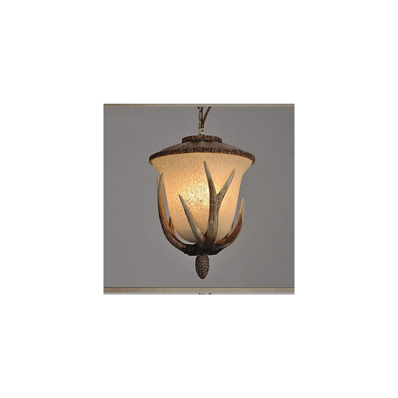 Luminária pendente de lustre de cabeça única