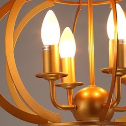 Lustre moderno preto e branco para jardim com luz, melhor lâmpada de decoração