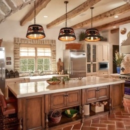 Lustre de madeira vintage com 3 anéis de luz, iluminação pendente industrial de madeira eólica, loft, linear