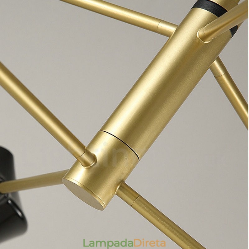 Lustre retrô linear de dois níveis, 4 luzes, com cúpulas de acrílico, para áreas externas, garagem