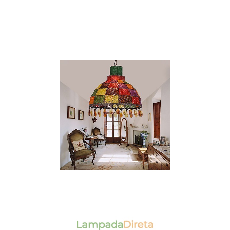 Mini Estilo Vintage Lustre Lâmpada manual