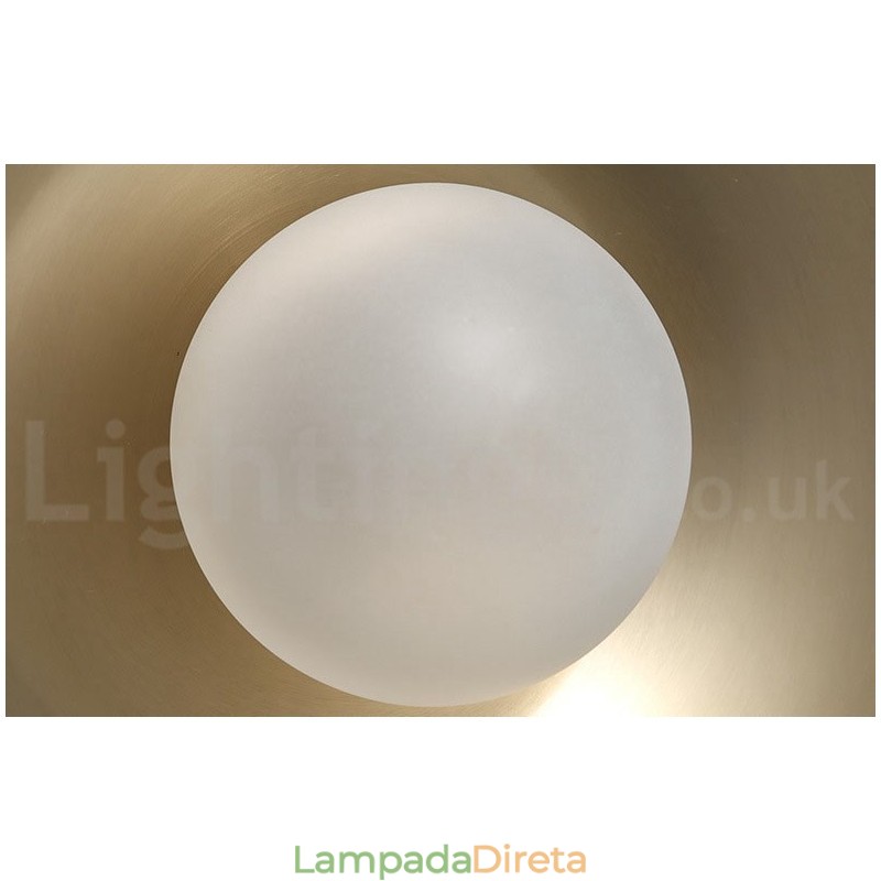 1 Luz Industrial Estilo Mini Estilo Dourado Galvanizado Acabamento Pintado Luminária Pendente com Sombra de Vidro