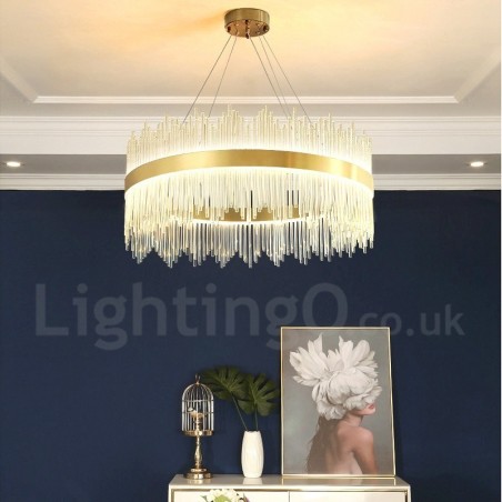 Pós-moderno Luxo Redondo Cristal Pendente Luz Exposição Hall Pós-moderno Luxo Redondo Cristal Pendente Luz Exposição Hall