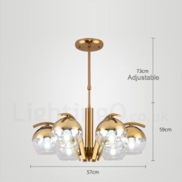 Lustre Nordic Fashion Gold Silver