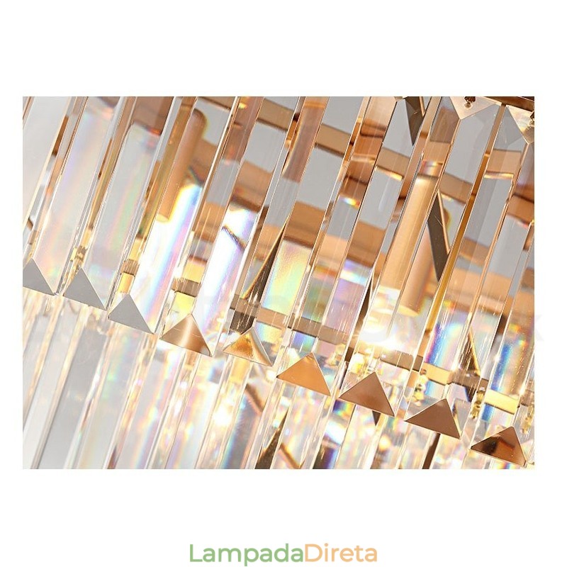 Pós-moderno Luxo Redondo K9 Cristal Pingente Lustre Luzes Salão de Exposição