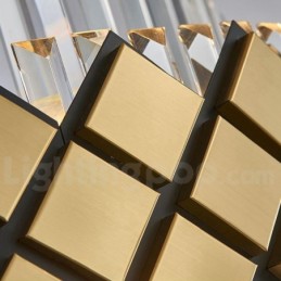 Lustre moderno de luxo dourado e preto redondo com pingente de cristal K9 para salão de exposições