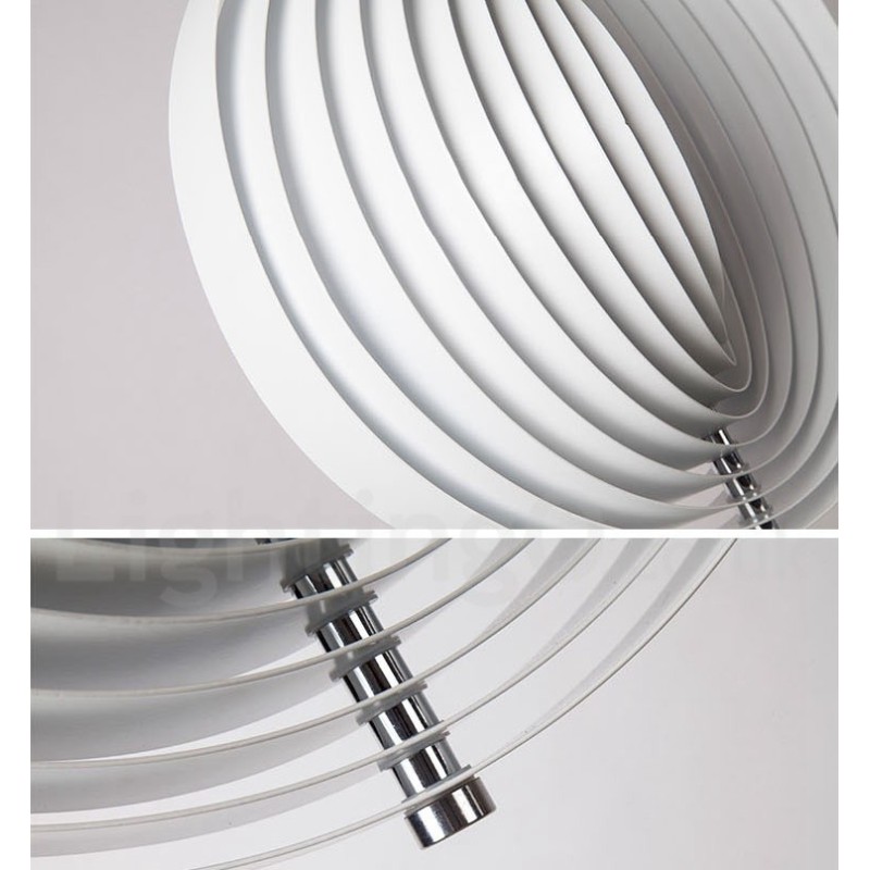 Globe White Girar Pós-moderno DIY Pendente Luz
