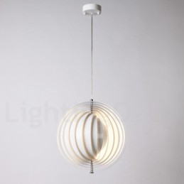 Globe White Girar Pós-moderno DIY Pendente Luz