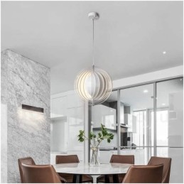 Globe White Girar Pós-moderno DIY Pendente Luz
