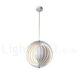 Globe White Girar Pós-moderno DIY Pendente Luz