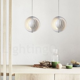 Globe White Girar Pós-moderno DIY Pendente Luz