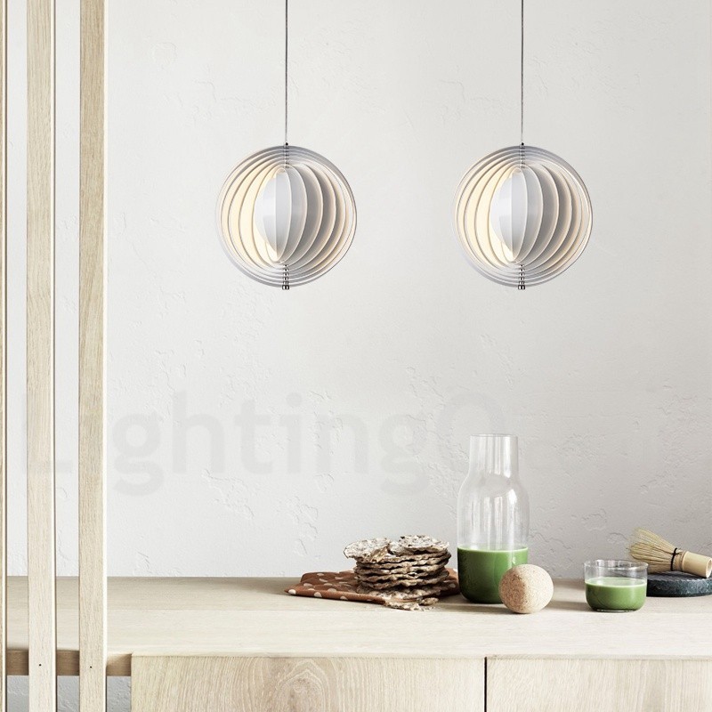 Globe White Girar Pós-moderno DIY Pendente Luz