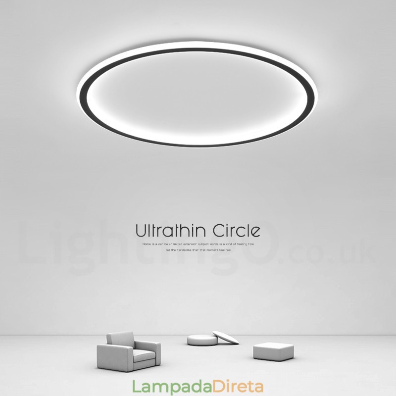 Luzes de teto embutidas ultrafinas, modernas, contemporâneas e reguláveis, estilo nórdico, com controle remoto, também podem ser usadas como luz de parede