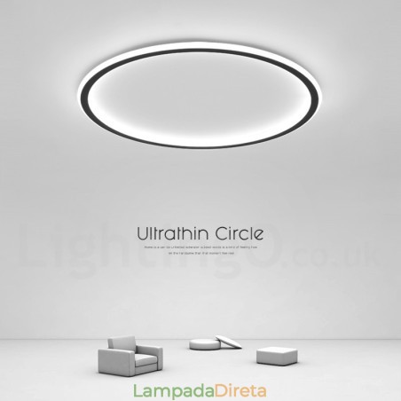 Luzes de teto embutidas ultrafinas, modernas, contemporâneas e reguláveis, estilo nórdico, com controle remoto, também podem ser usadas como luz de parede Luzes de teto embutidas ultrafinas, modernas, contemporâneas e reguláveis, estilo nórdico, com controle remoto, também podem ser usadas como luz de parede