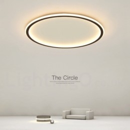 Luzes de teto embutidas ultrafinas, modernas, contemporâneas e reguláveis, estilo nórdico, com controle remoto, também podem ser usadas como luz de parede