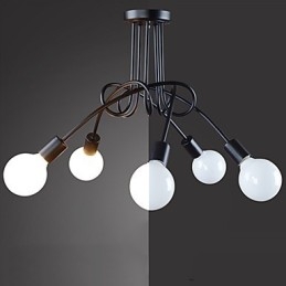 Luminárias pendentes modernas contemporâneas de metal