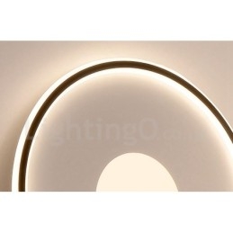 Luzes de teto embutidas ultrafinas, modernas, contemporâneas e reguláveis, estilo nórdico, com controle remoto, também podem ser usadas como luz de parede