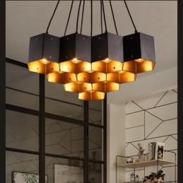 Lustre pendente estilo industrial loft