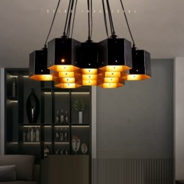 Lustre pendente estilo industrial loft
