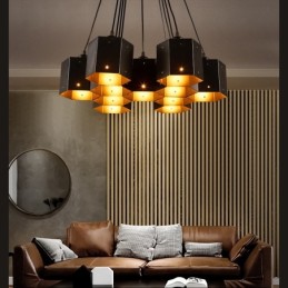 Lustre pendente estilo industrial loft