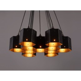 Lustre pendente estilo industrial loft