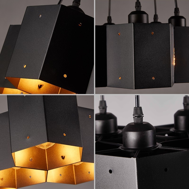 Lustre pendente estilo industrial loft