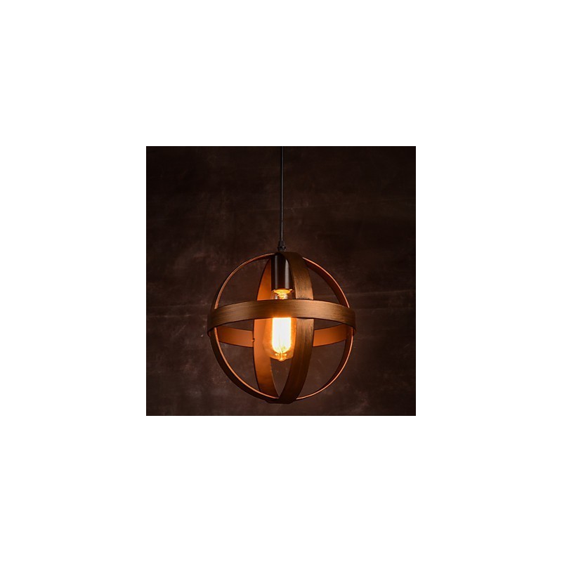 Lâmpada de ferro retrô Lustre moderno minimalista estilo industrial