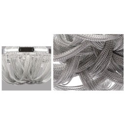 Tassels Chandelier Designer Pendant Light Prata Cor Dourada