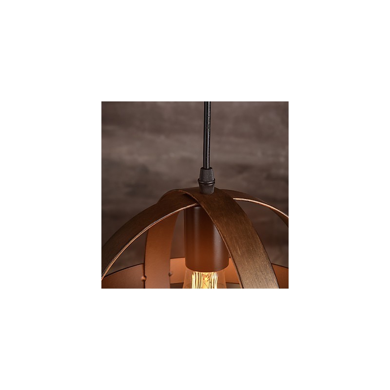 Lâmpada de ferro retrô Lustre moderno minimalista estilo industrial