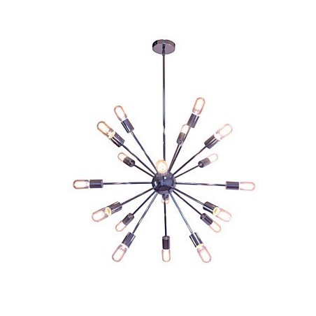 Lustre moderno globo sala de estar pingente jantar compras loja noite metal cromo